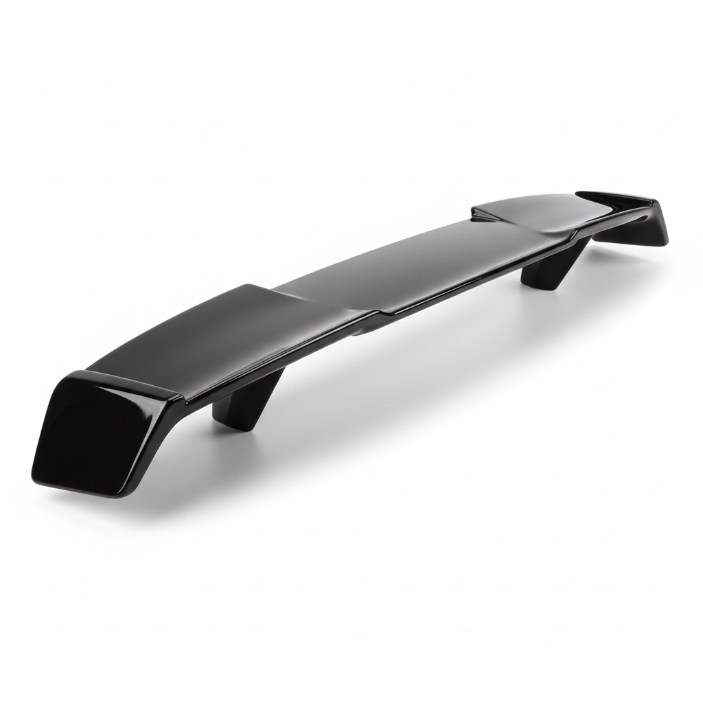 Universal Glossy Black Rear Spoiler Wing