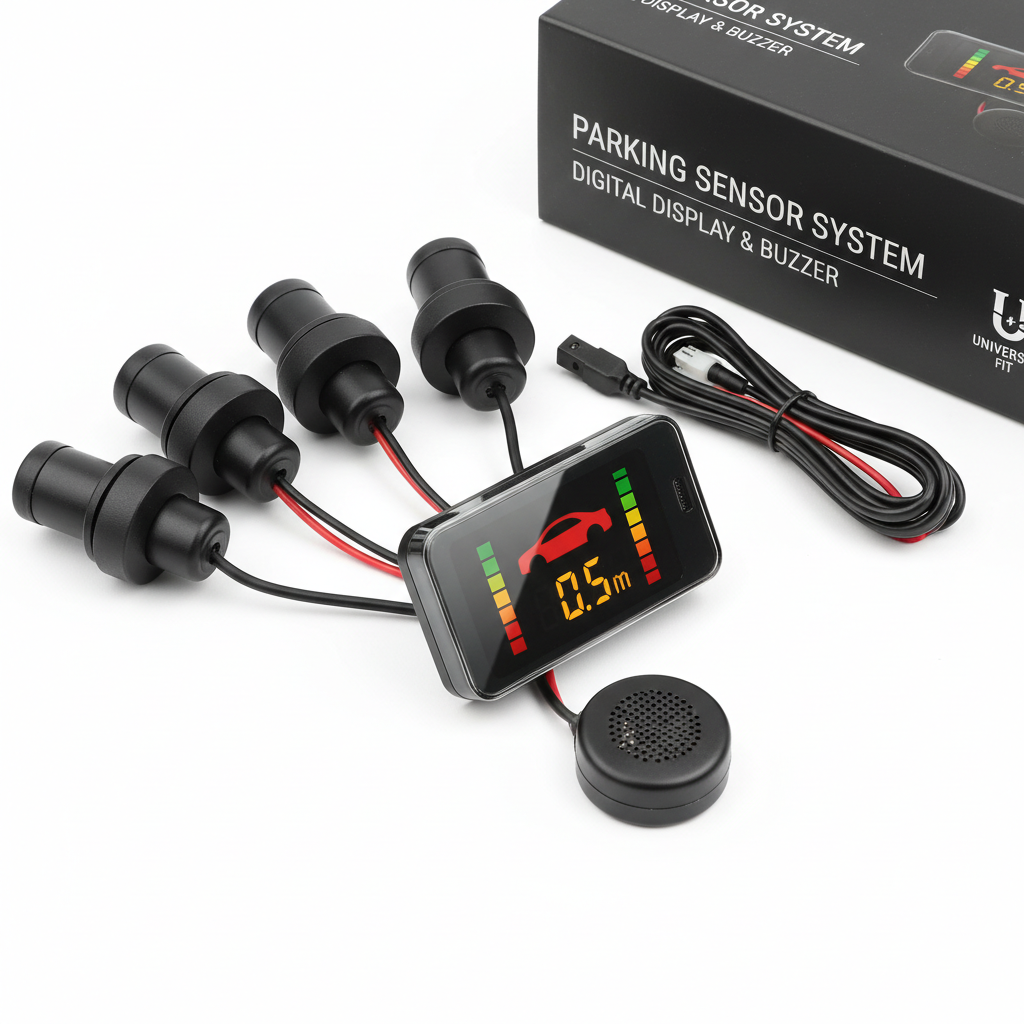 4-Sensor Car Parking Reverse Aid Kit