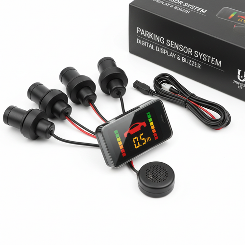 4-Sensor Car Parking Reverse Aid Kit