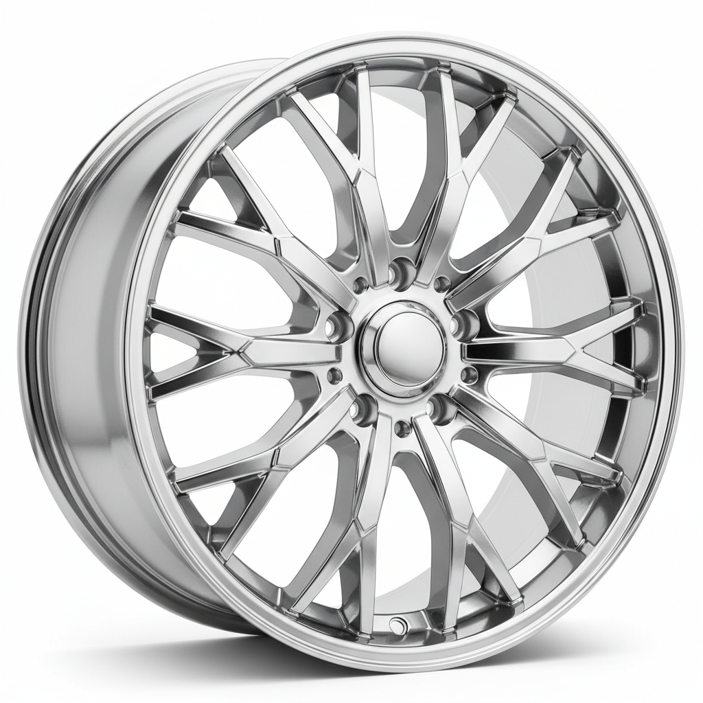 Chrome Silver Multi-Spoke Alloy Wheel