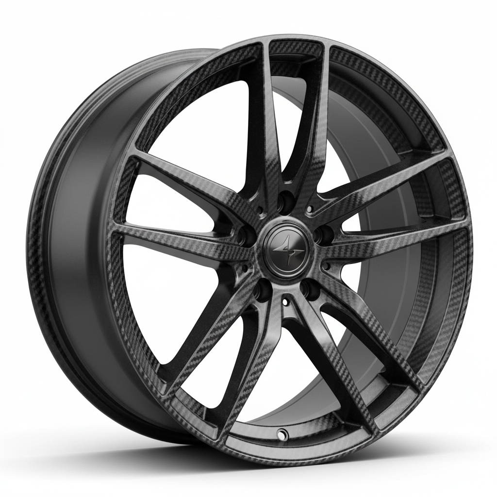 Carbon Fiber Finish Alloy Wheel