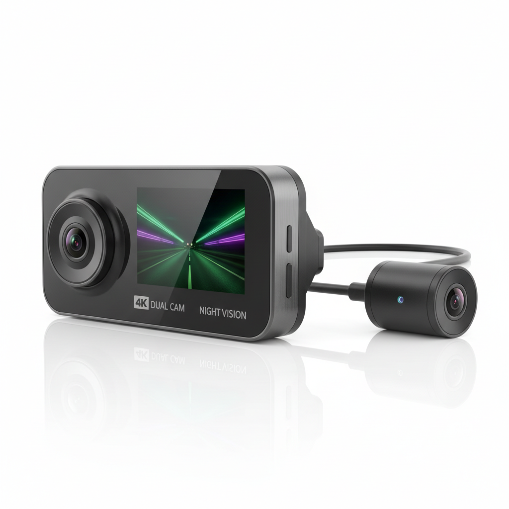 4K Dual Dash Cam Front & Rear