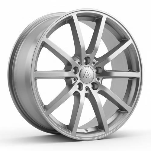 Brushed Aluminum Twin-Spoke Alloy Wheel